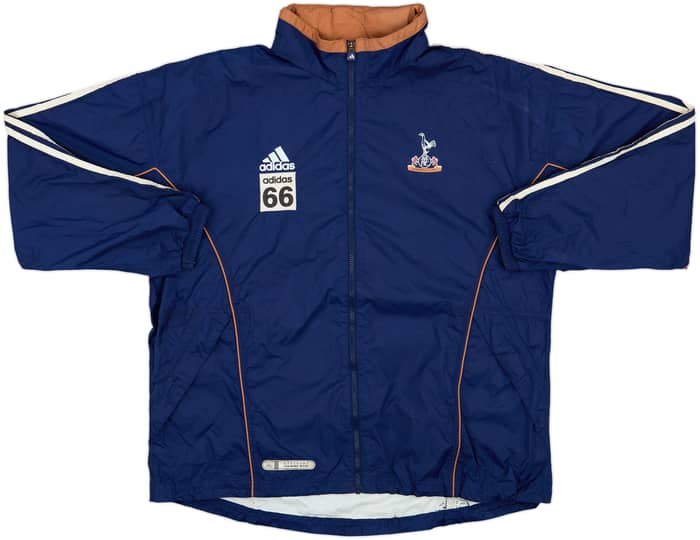 1999-00 Tottenham adidas Player Issue Hooded Rain Jacket #66 - 6/10 - (L/XL)