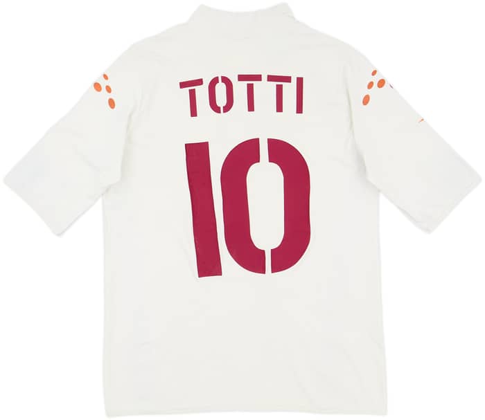 2003-04 Roma Away Shirt Totti #10 - 4/10 - (S)