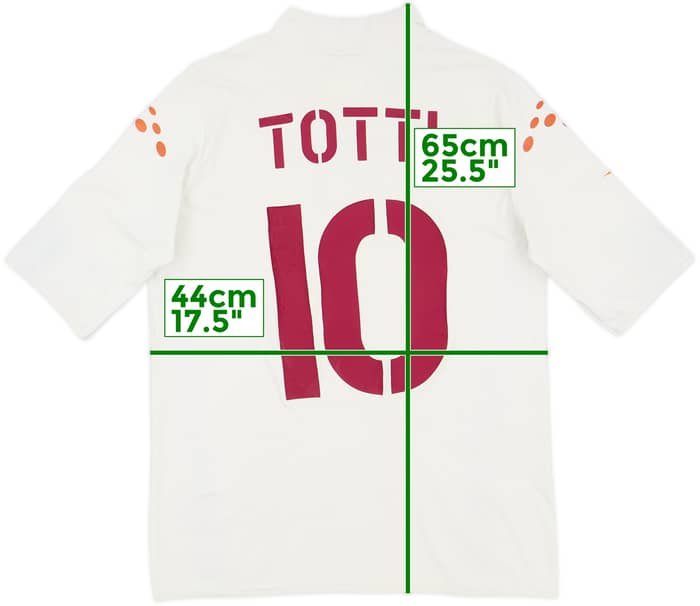 2003-04 Roma Away Shirt Totti #10 - 4/10 - (S)