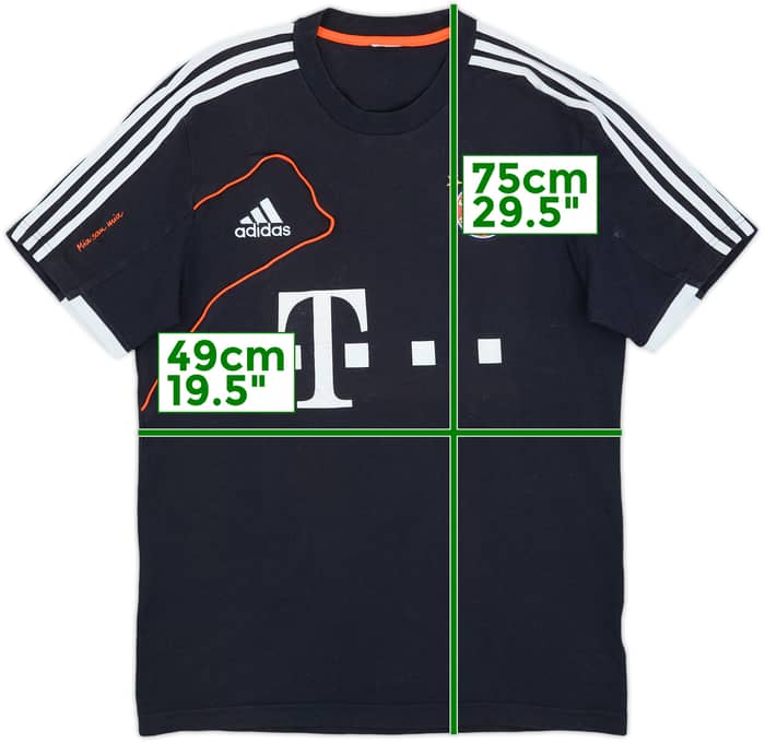 2012-13 Bayern Munich adidas Cotton Tee - 5/10 - (M)