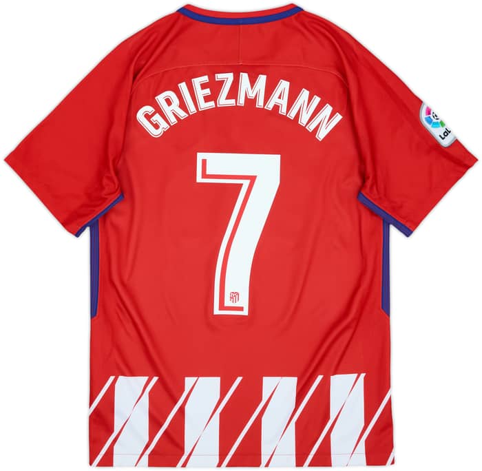 2017-18 Atletico Madrid Home Shirt Griezmann #7 - 7/10 - (S)