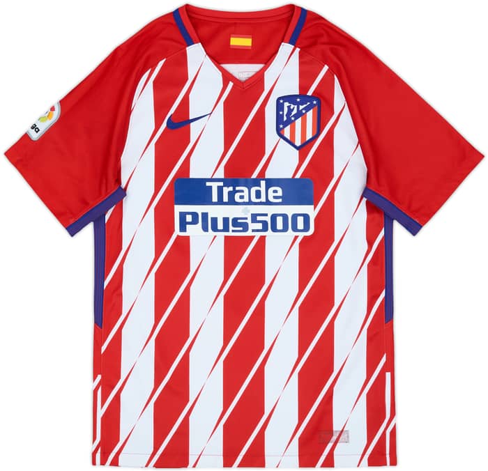 2017-18 Atletico Madrid Home Shirt Griezmann #7 - 7/10 - (S)