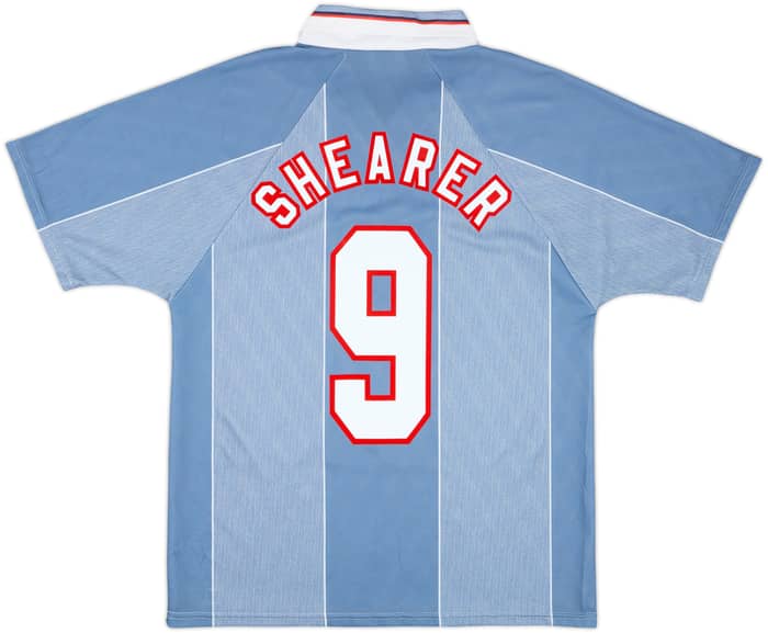 1996-97 England Away Shirt Shearer #9 - 10/10 - (M)