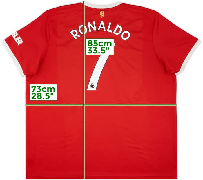 2021-22 Manchester United Home Shirt Ronaldo #7 - 6/10 - (3XL)