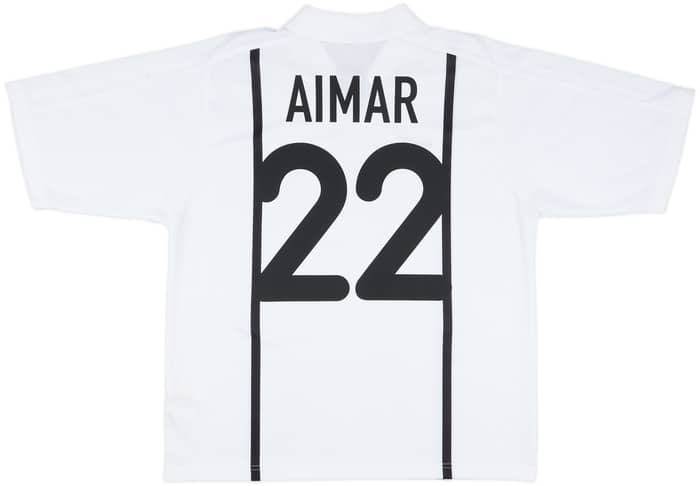 2000-01 Valencia Home Shirt Aimar #22 - 6/10 - (L)