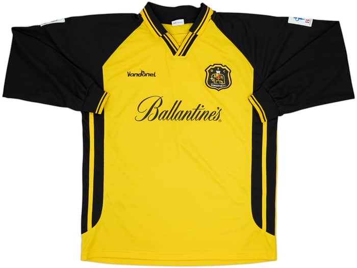 2006-07 Dumbarton Match Issue Home L/S Shirt #9