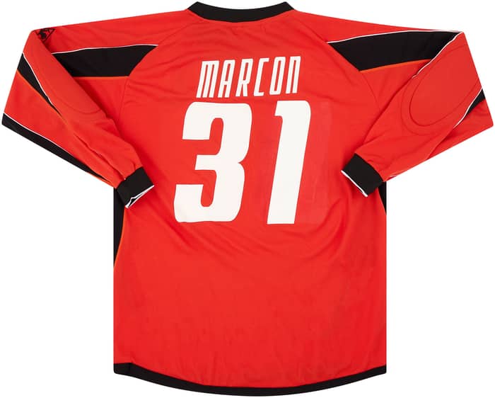 2003-04 Ancona Match Issue GK L/S Shirt Marcon #31