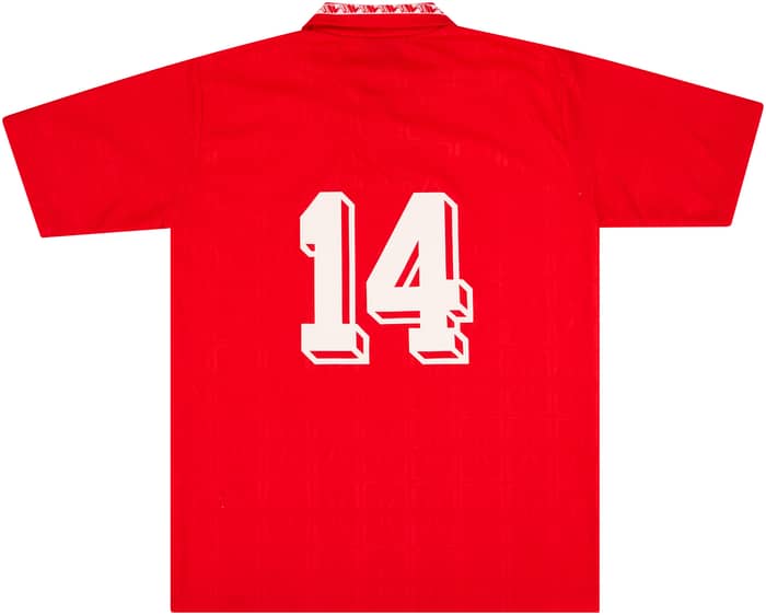 1995-96 Ancona Match Issue Home Shirt #14