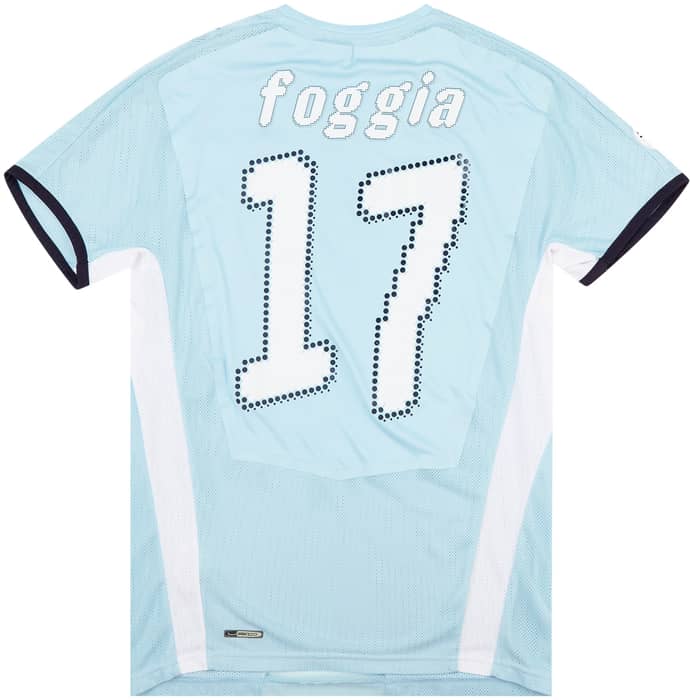 2008-09 Lazio Match Issue Home Shirt Foggia #17