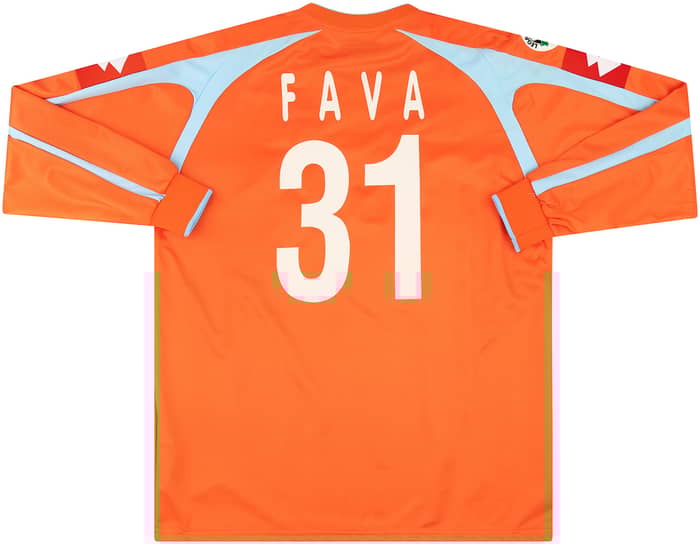 2005-06 Treviso Match Issue Third L/S Shirt Fava #31