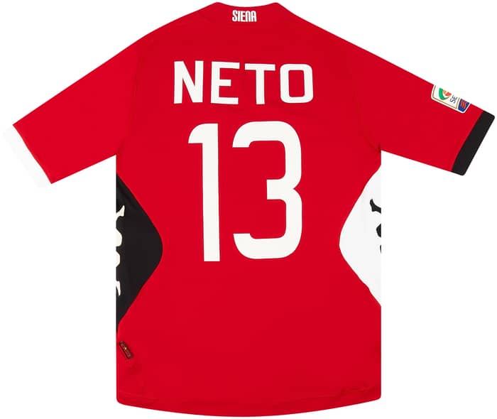 2012-13 Siena Match Issue Away Shirt Neto #13