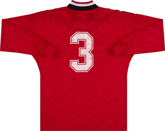 1996 Hungary Match Worn European U-21 Championship Home L/S Shirt #3 (Molnár) v Scotland