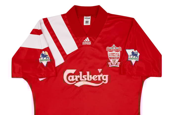 1992-93 Liverpool Match Issue Home Shirt #12