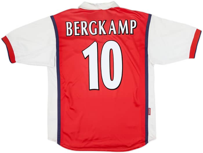 1998-99 Arsenal Home Shirt Bergkamp #10 - 7/10 - (M)