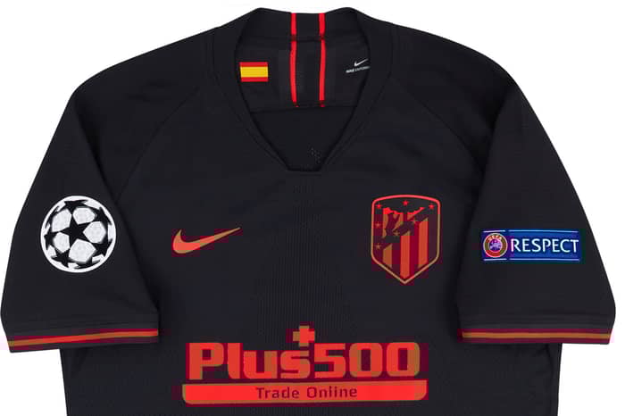 2019-20 Atletico Madrid Player Issue Vaporknit European Away Shirt Saúl #8