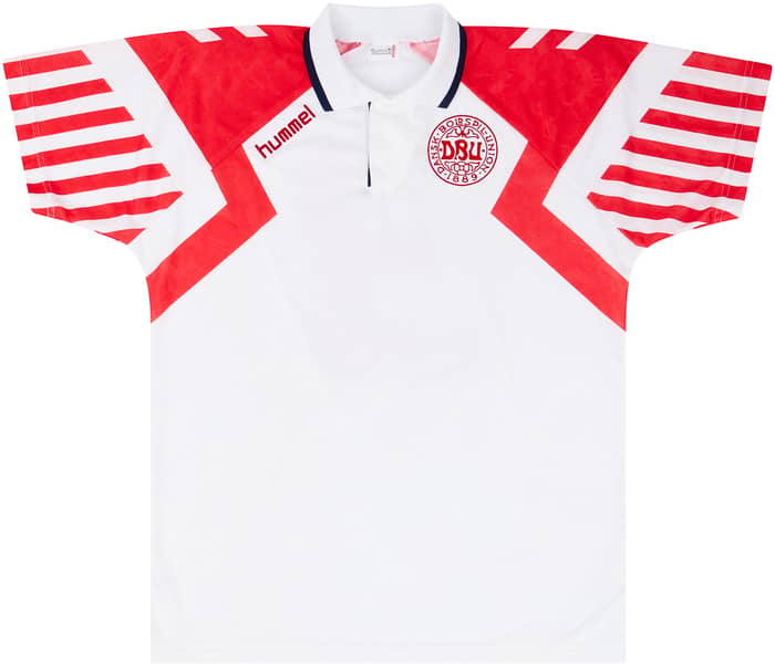 1992-94 Denmark Match Issue Away Shirt #3 (Rieper)