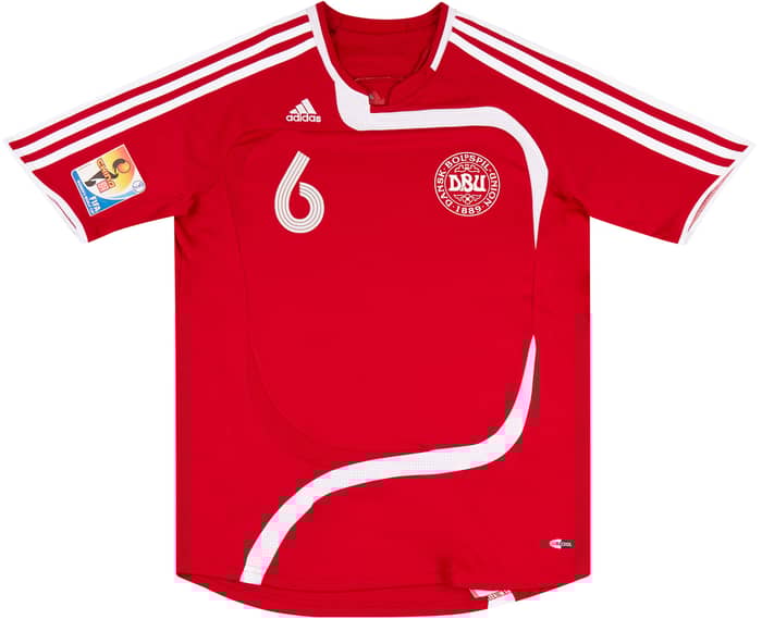 2007 Denmark Women Match Issue World Cup Home Shirt Hansen #6