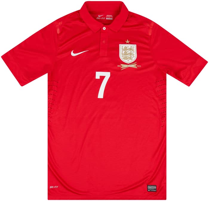 2013-14 England U-21 Match Issue '150th Anniversary' Away Shirt Ince #7