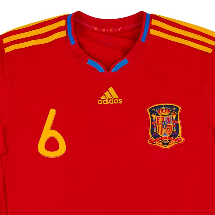 2009-10 Spain Home Shirt A.Iniesta #6