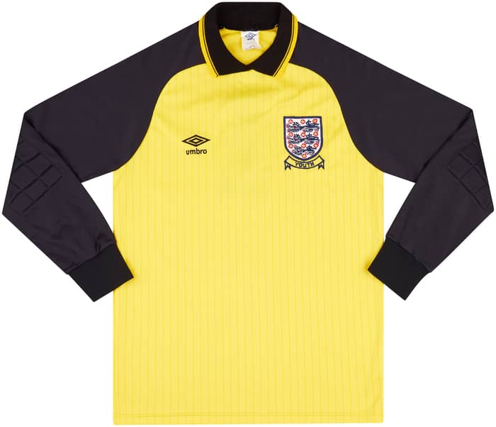 1984-85 England U-18 Match Issue GK Shirt #1 (Digby)