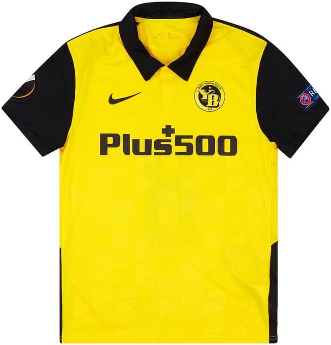 2020-21 BSC Young Boys Match Issue Home Shirt Sierro #8 (v Ajax)