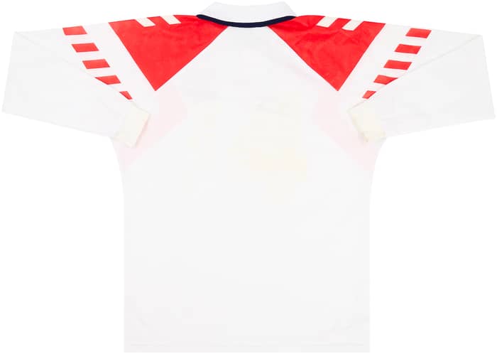 1992-94 Denmark Match Issue Away L/S Shirt #14