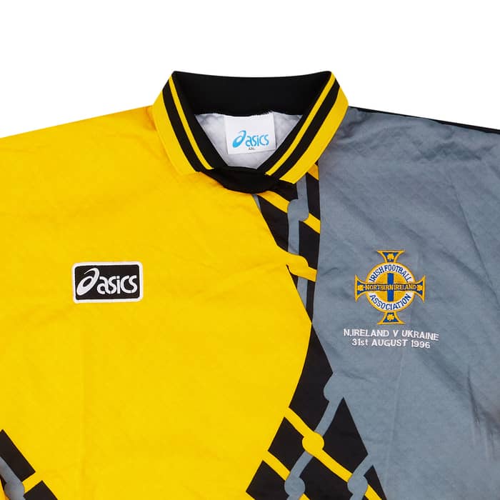 1996 Northern Ireland Match Issue GK Shirt #1 (Fettis) v Ukraine
