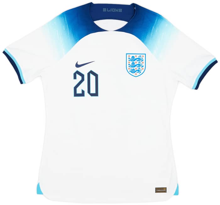 2022-23 England Player Issue Home Shirt Foden #20
