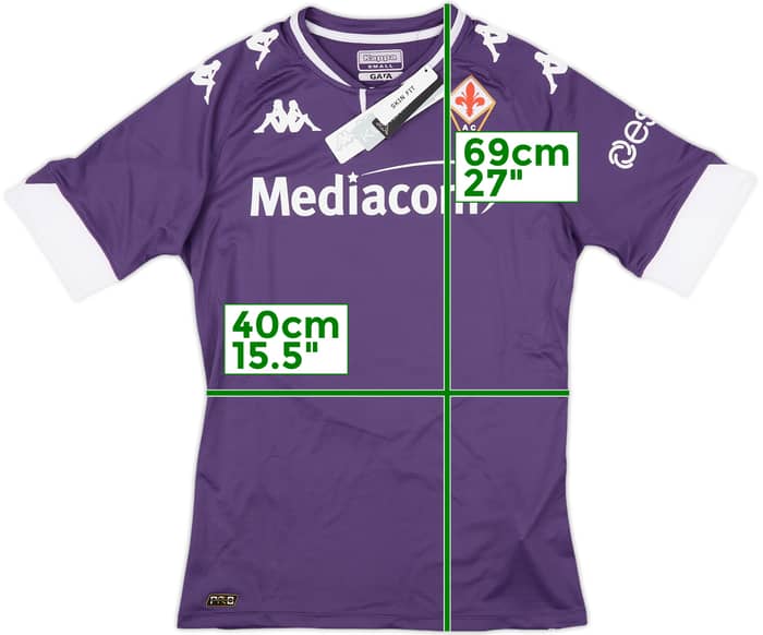 2020-21 Fiorentina Player Issue Home Shirt Vlahovic #9 (S)