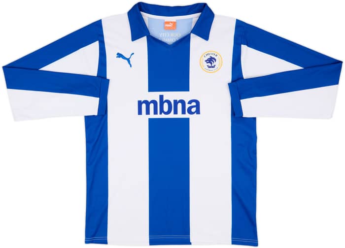 2012-14 Chester FC Home L/S Shirt - 7/10 - (XL)