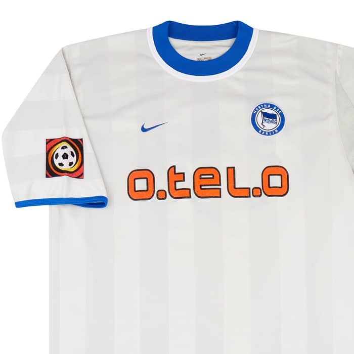 2000-01 Hertha Berlin Match Issue Away Shirt Deisler #26