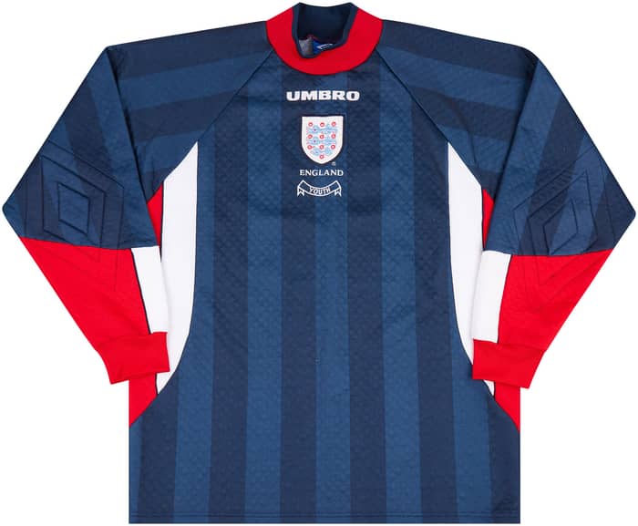 1998 England U-18 Match Issue GK Shirt #13 (Evans)