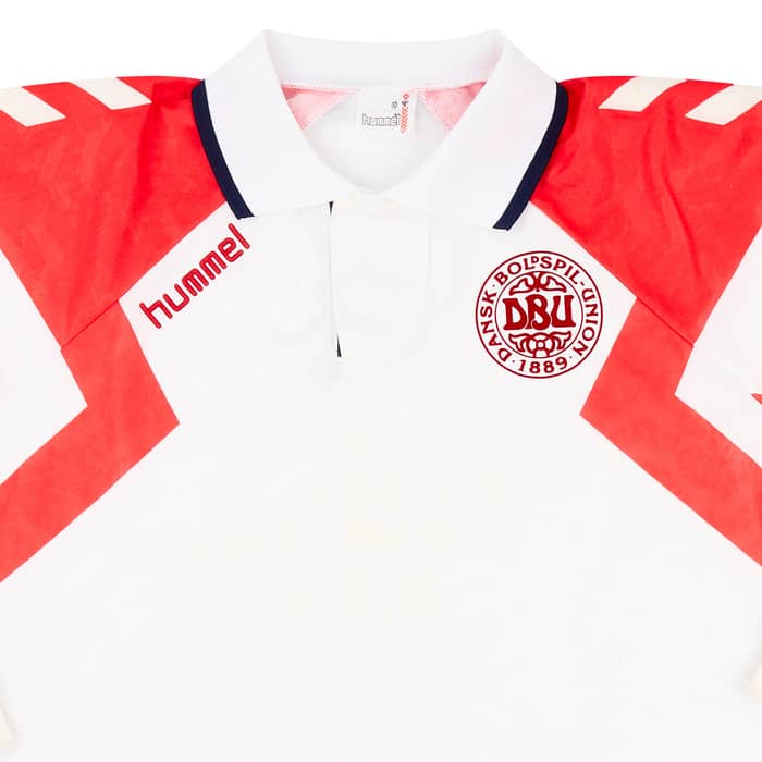 1992-94 Denmark Match Issue Away L/S Shirt #14
