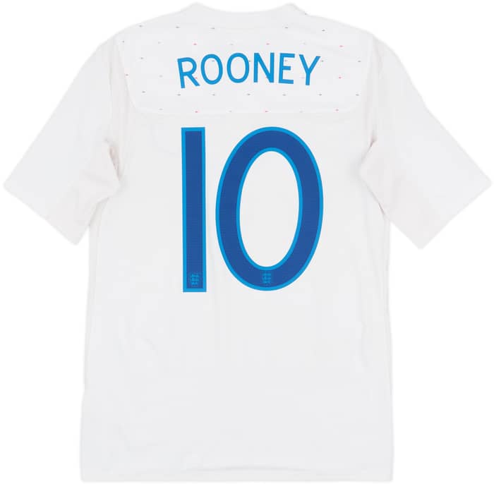 2010-11 England Home Shirt Rooney #10 - 7/10 - (S)