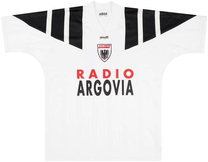 1992-94 FC Aarau Match Issue Home Shirt #11