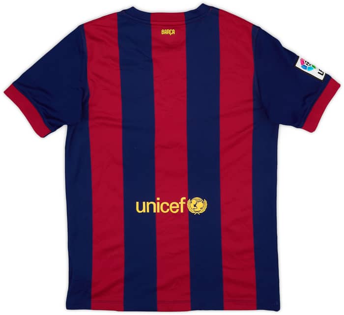 2014-15 Barcelona Home Shirt - 8/10 - (XL.Boys)