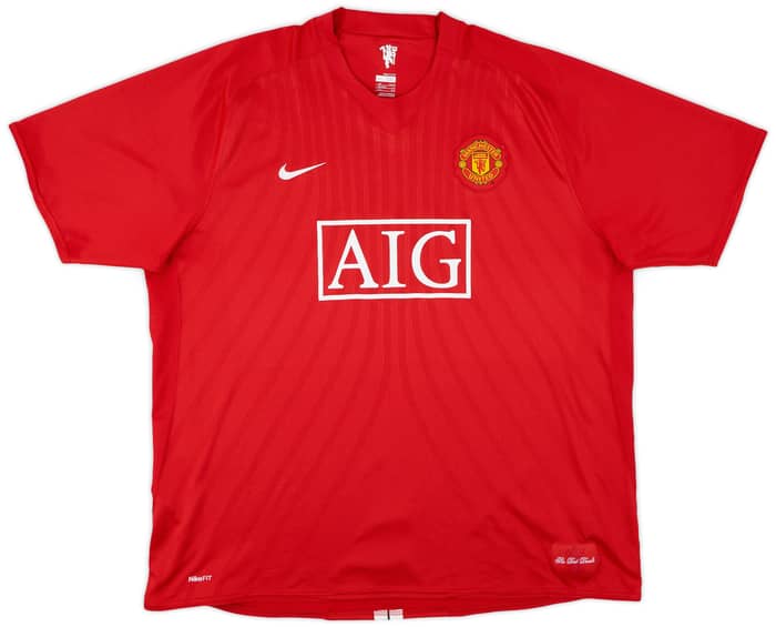 2007-09 Manchester United Home Shirt Rooney #10 - 8/10 - (3XL)