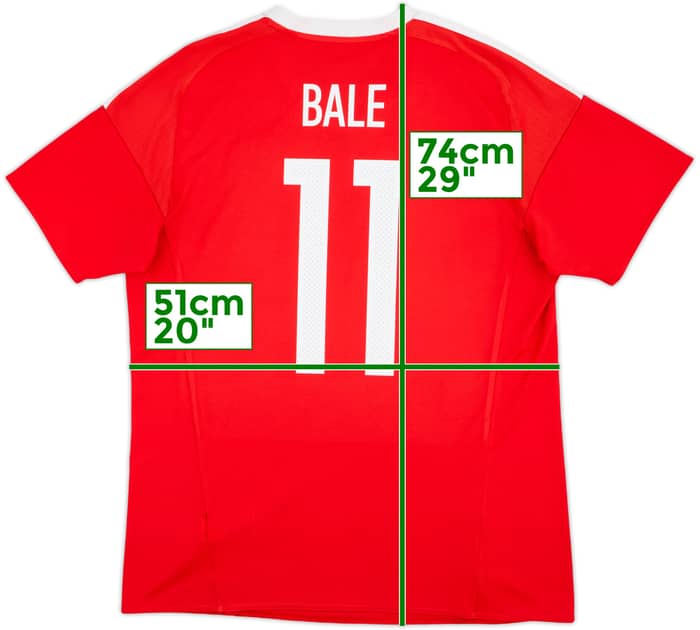 2016-17 Wales Home Shirt Bale #11 - 9/10 - (L)