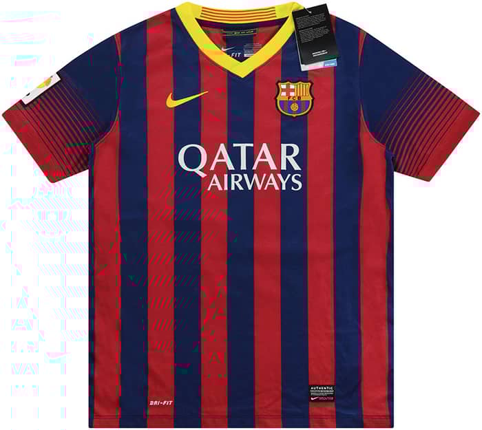2013-14 Barcelona Home Shirt Neymar Jr #11 - NEW - BOYS