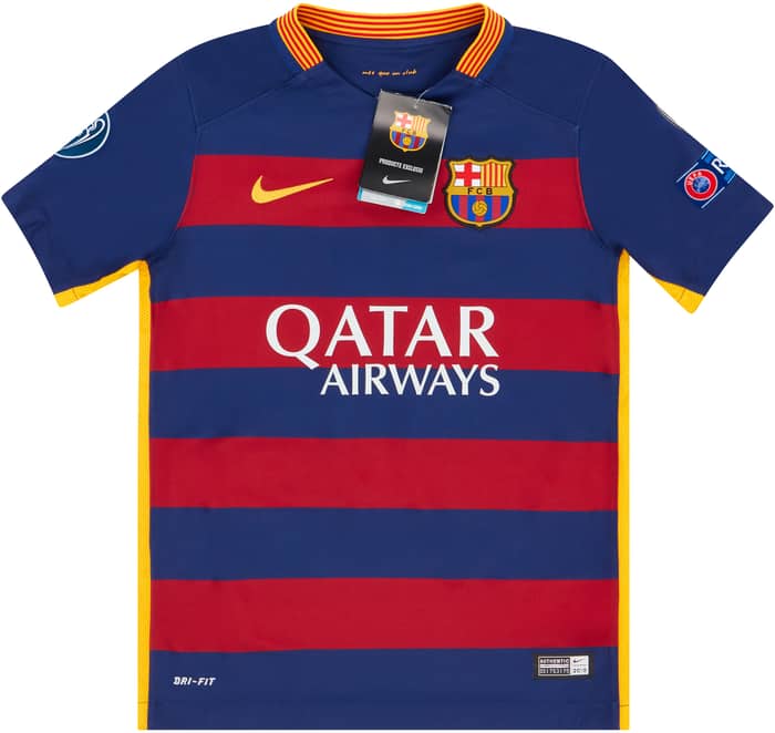 2015-16 Barcelona Home CL Shirt Neymar Jr #11 KIDS