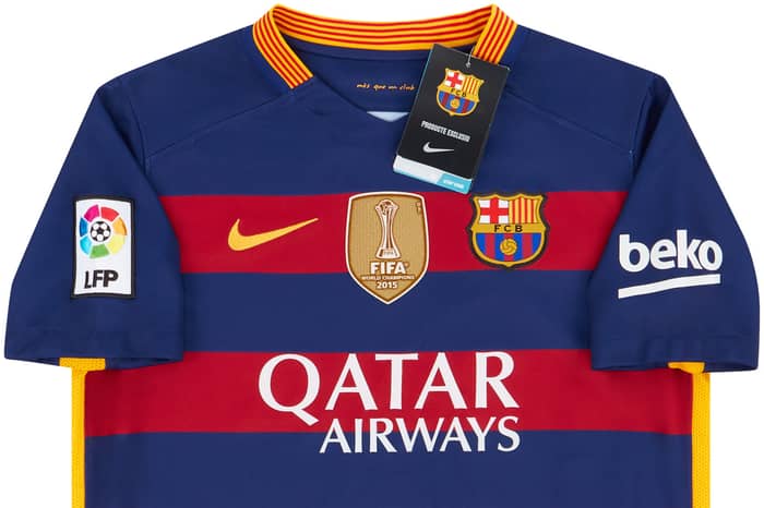 2015-16 Barcelona Home Shirt Neymar Jr #11 KIDS