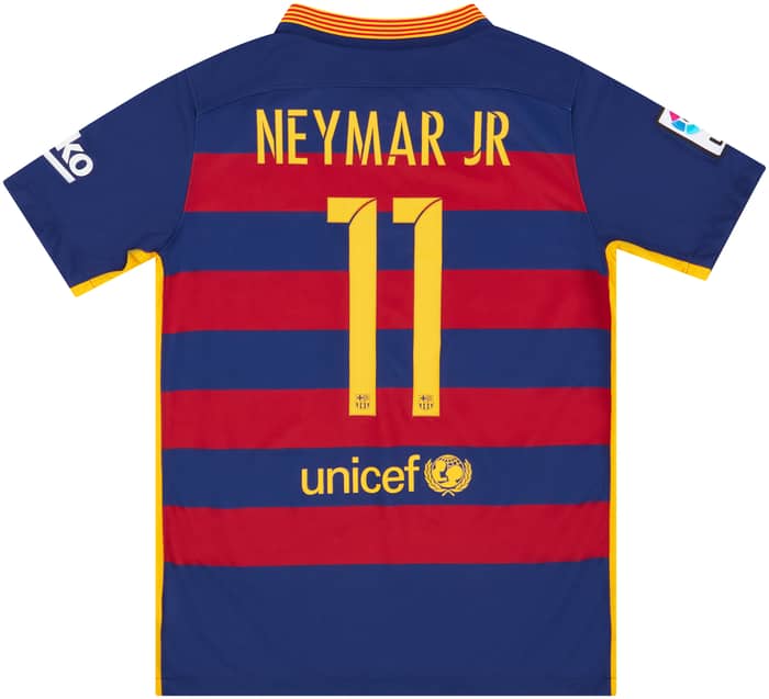 2015-16 Barcelona Home Shirt Neymar Jr #11 KIDS