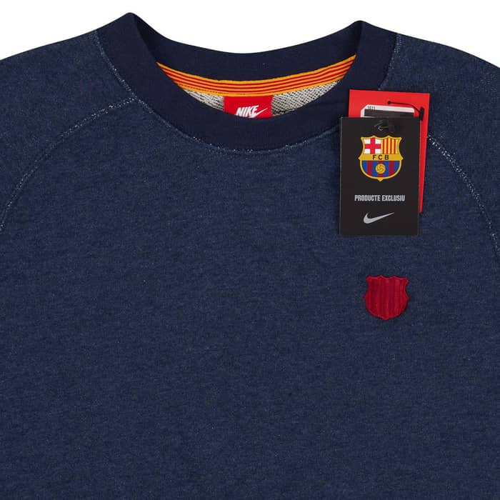 2015-16 Barcelona Nike Crew Sweat Top