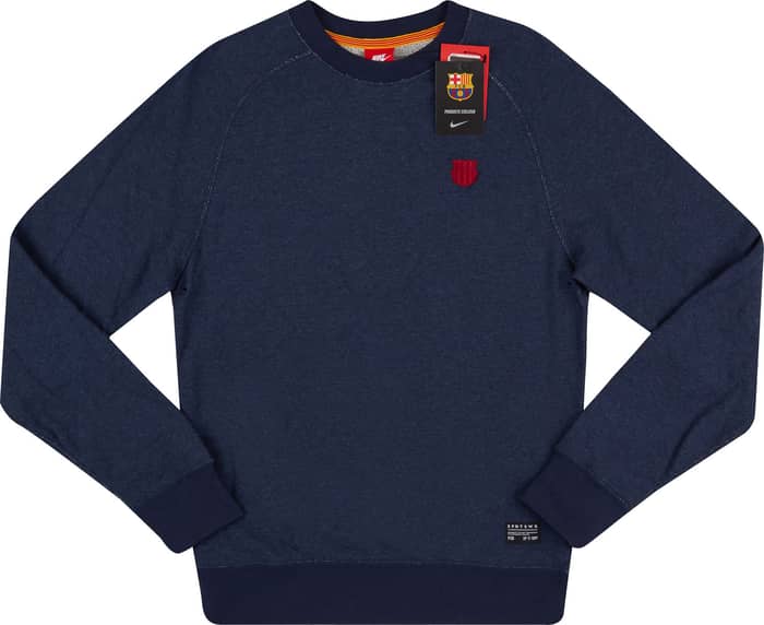 2015-16 Barcelona Nike Crew Sweat Top