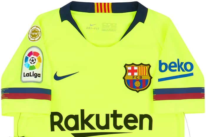 2018-19 Barcelona Away Shirt Coutinho #7 XS.Kids