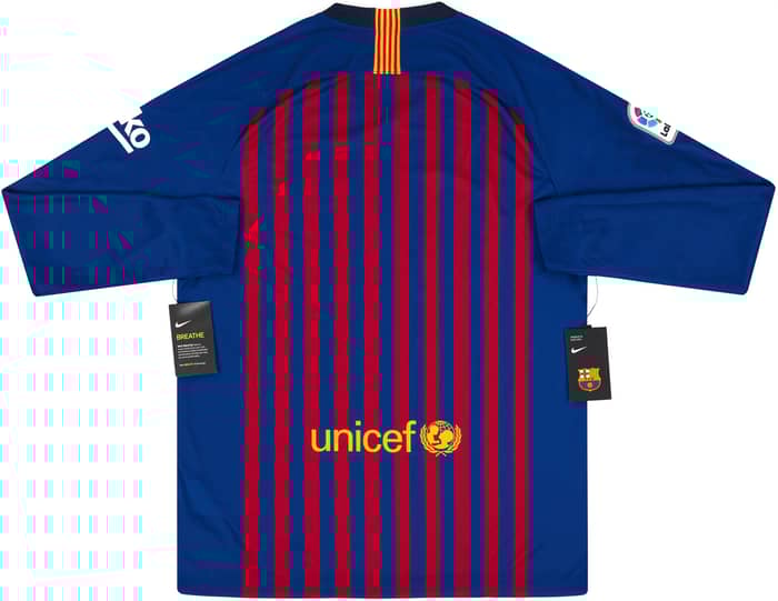 2018-19 Barcelona Home L/S Shirt