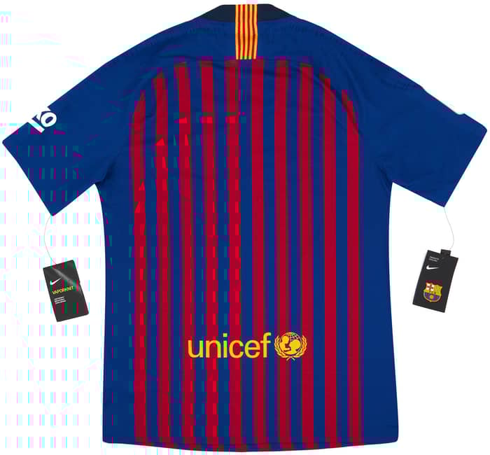 2018-19 Barcelona Authentic Home Shirt (S)