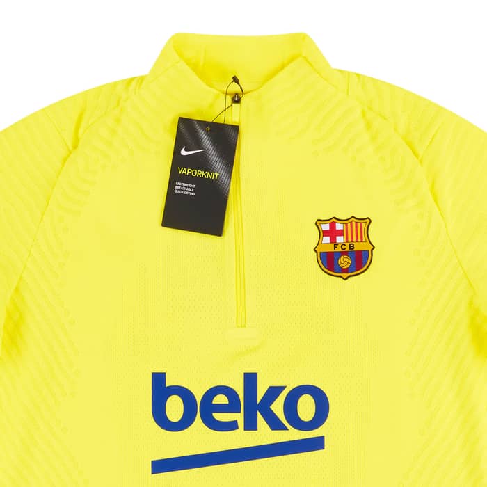 2019-20 Barcelona Player Issue Vaporknit 1/4 Zip Training Top Womens
