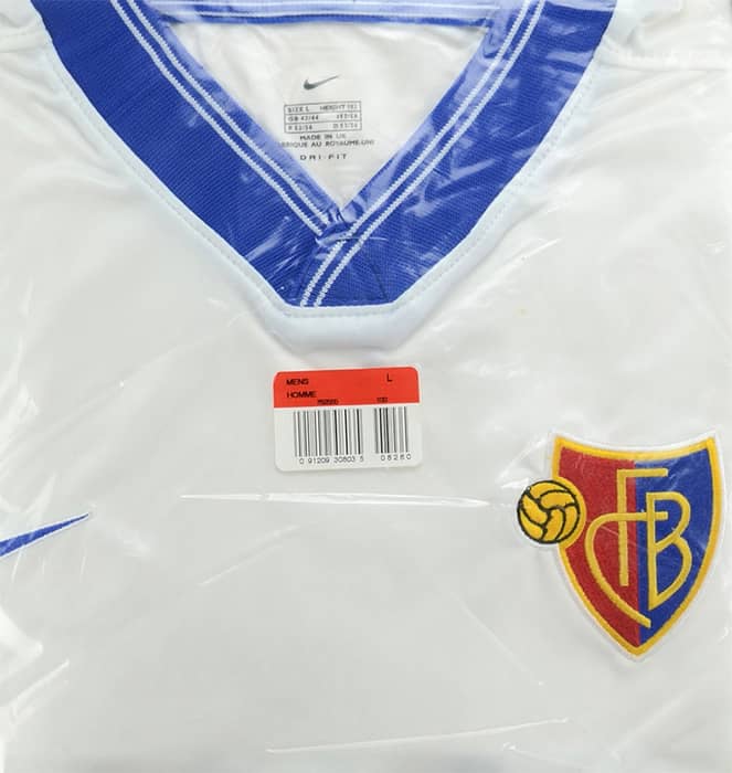 1999-01 FC Basel Player Issue Away L/S Shirt - NEW