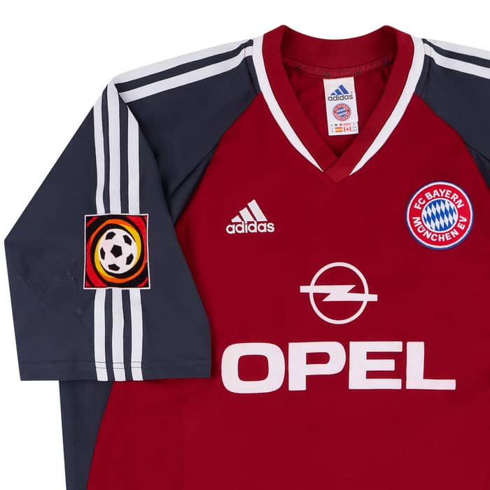 2001-02 Bayern Munich Match Issue Signed Home Shirt #13 Sergio